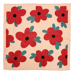 Piupiuchick - Floral Print Scarf | Powder Pink