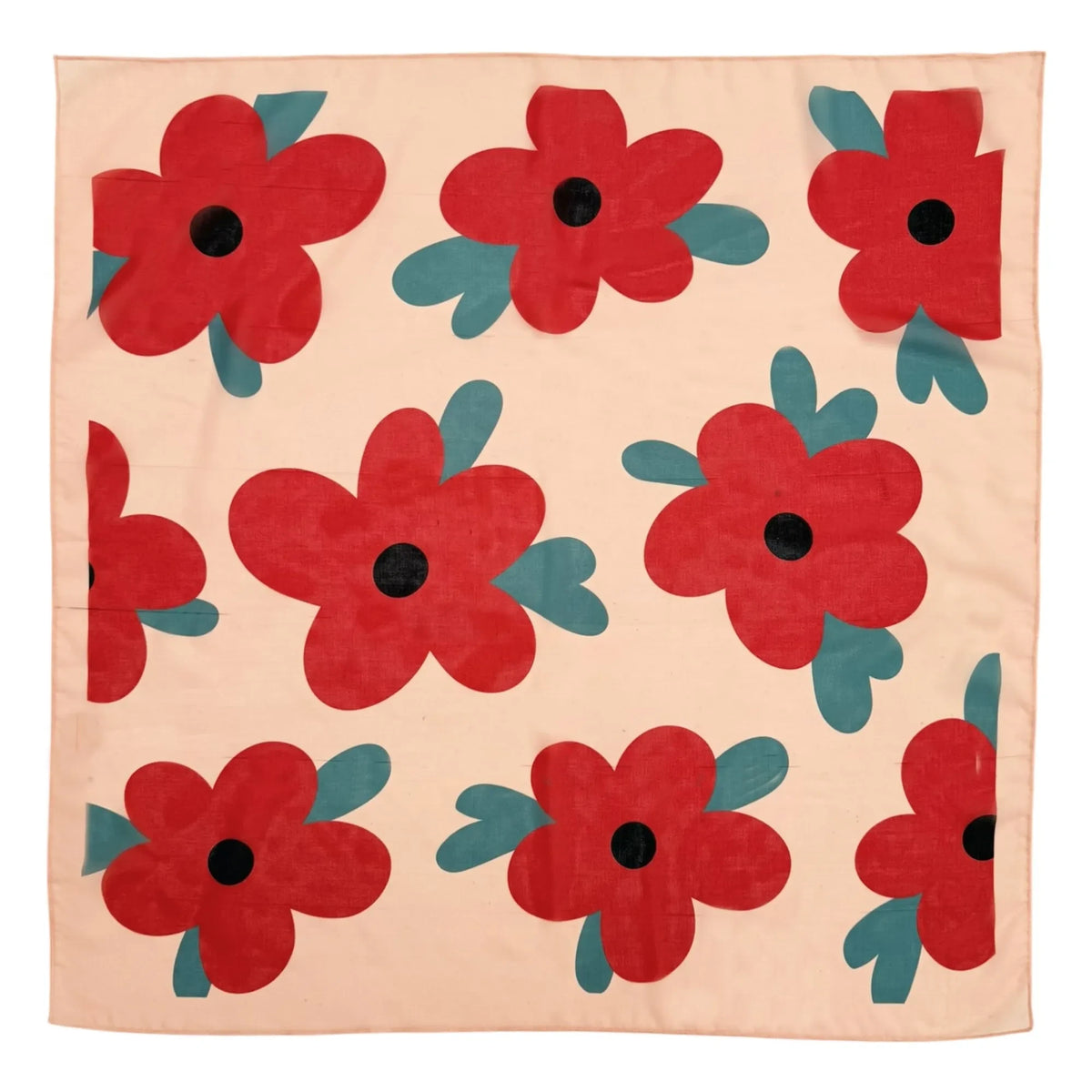 Piupiuchick - Floral Print Scarf | Powder Pink