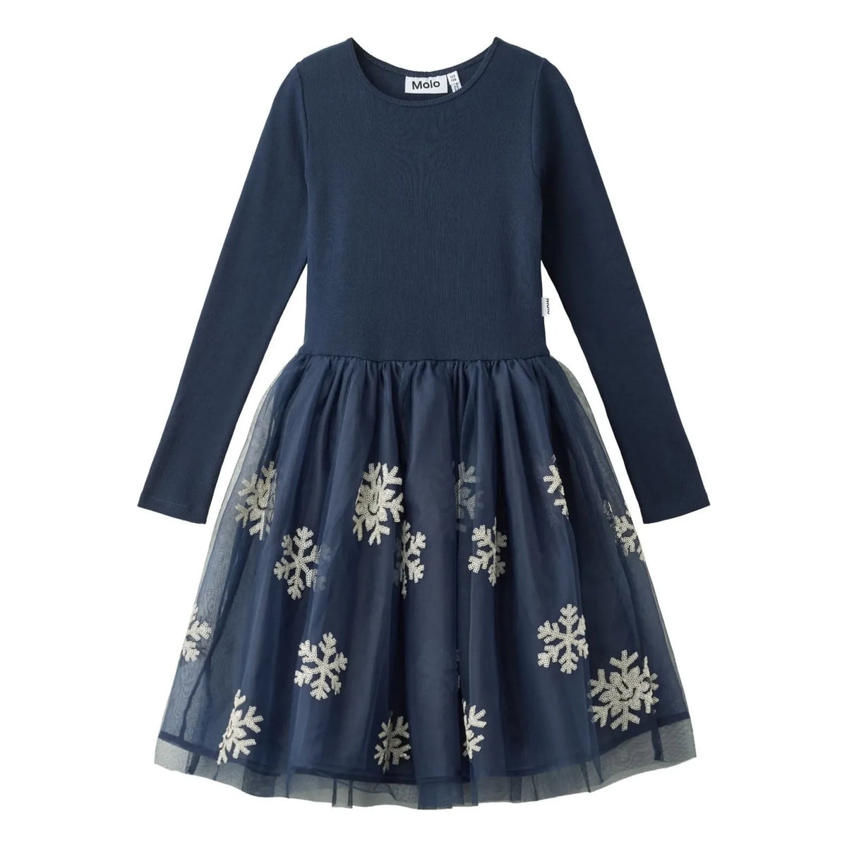 Molo - Cyrus Flocons Tulle Dress | Midnight Blue