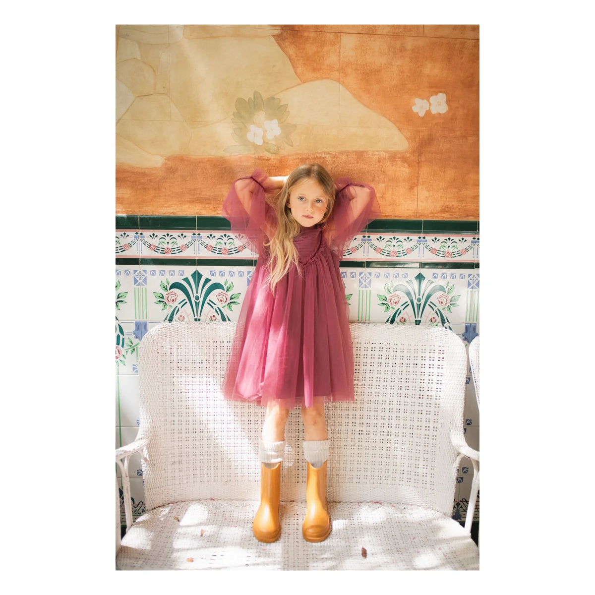 C'era Una Volta - Sandra Tulle Dress | Dust Pink