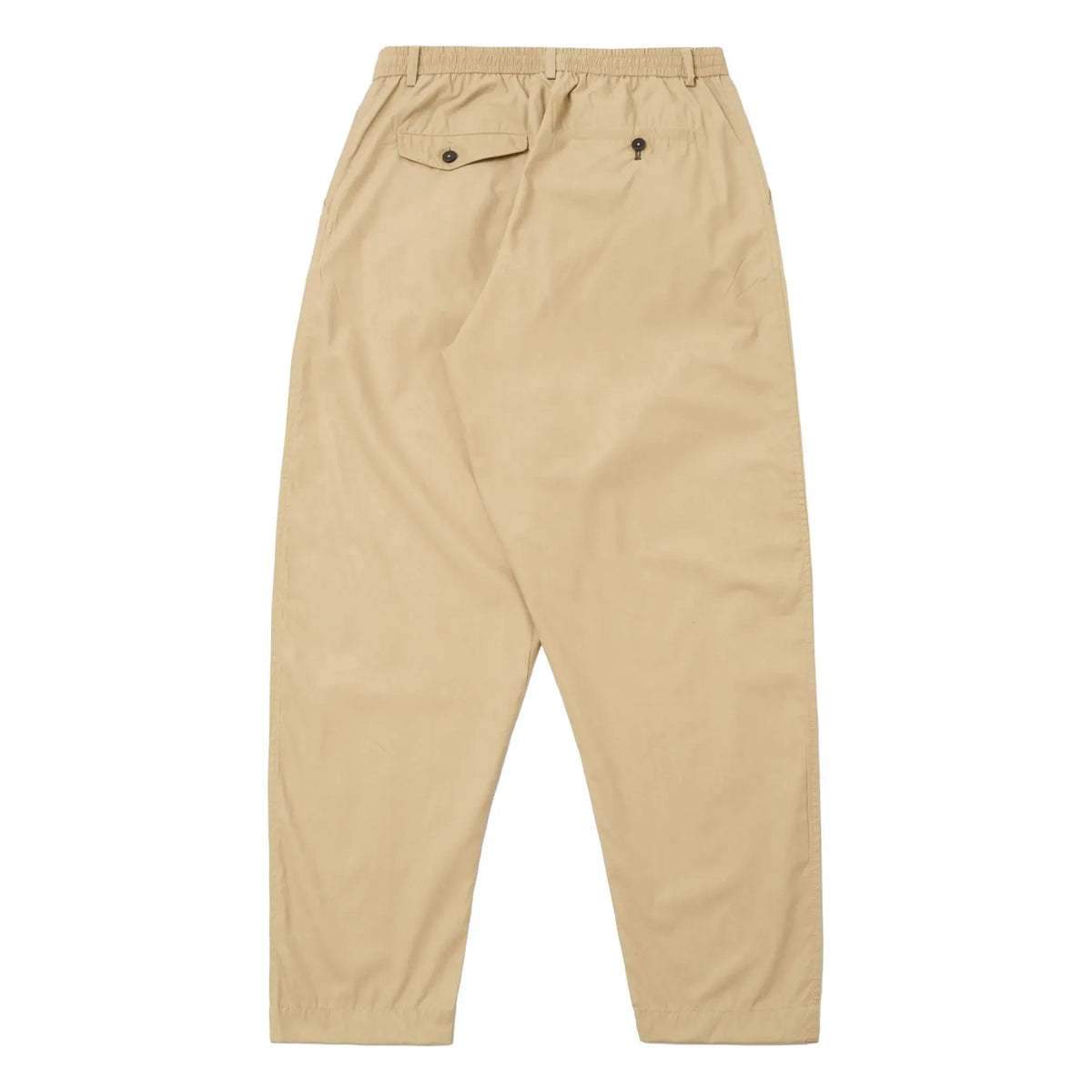 Universal Works - Pleated Track Poly Tech Trousers | Beige