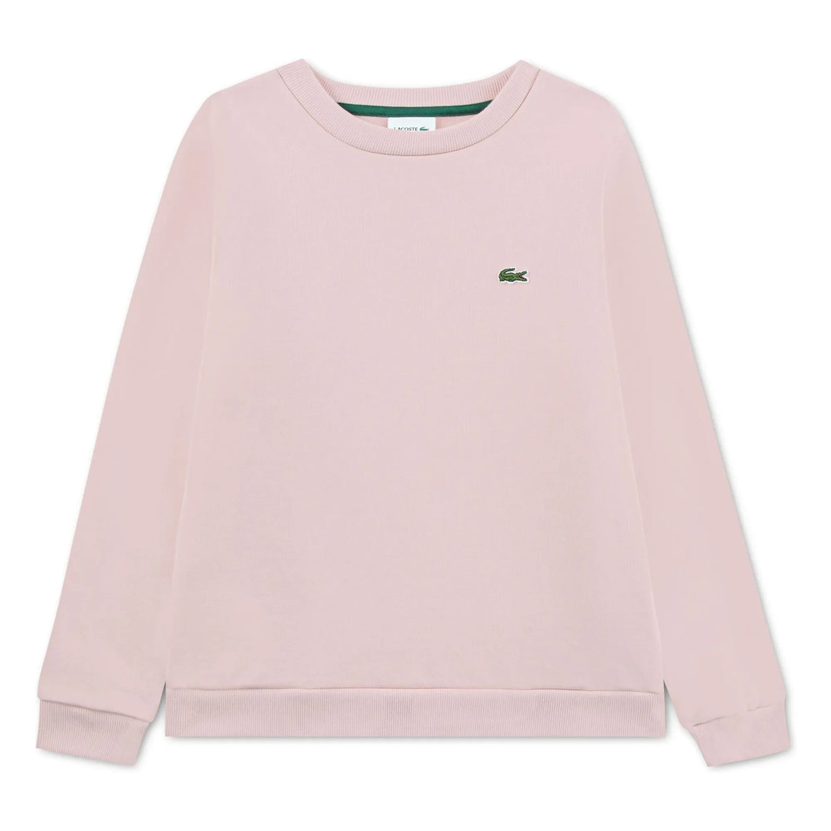 Lacoste - Organic Cotton Logo Sweatshirt | Pale Pink