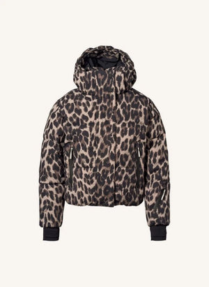 Molo - Hansine Pro Leopard puffer jacket | Brown