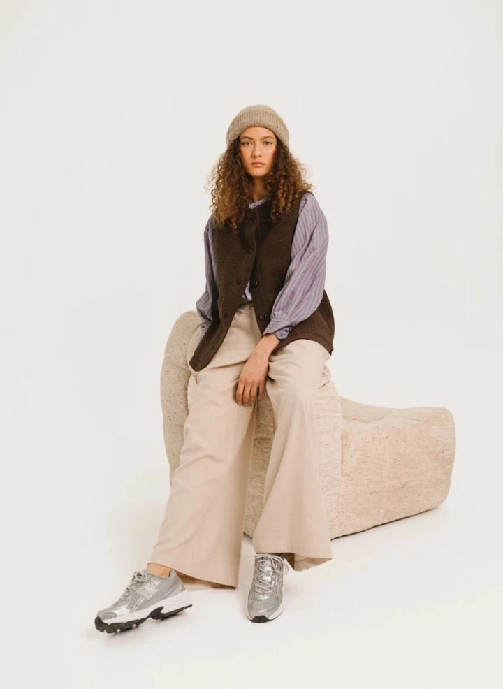Sacrécoeur - Antonia Wool Cardigan | Brown