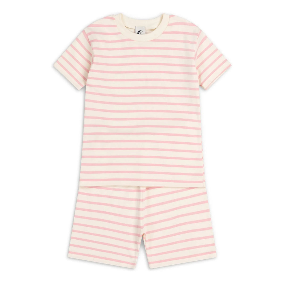 Sleepy Doe - Organic cotton striped pajama shorts | Pink