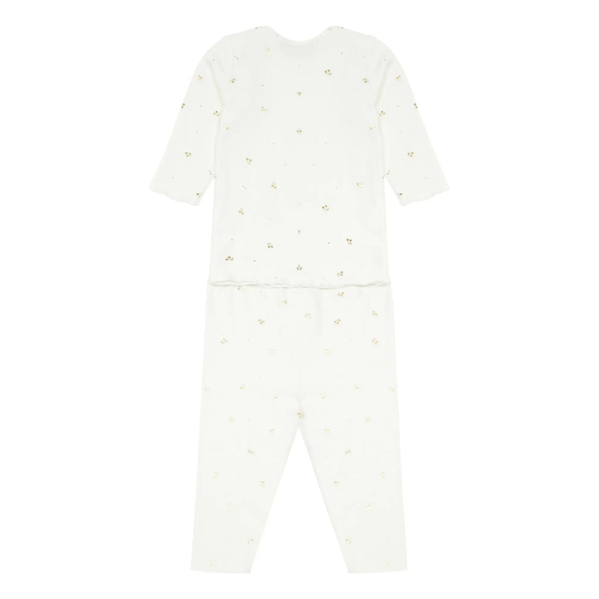 Bonpoint - Cherry T-Shirt + Leggings | Gold