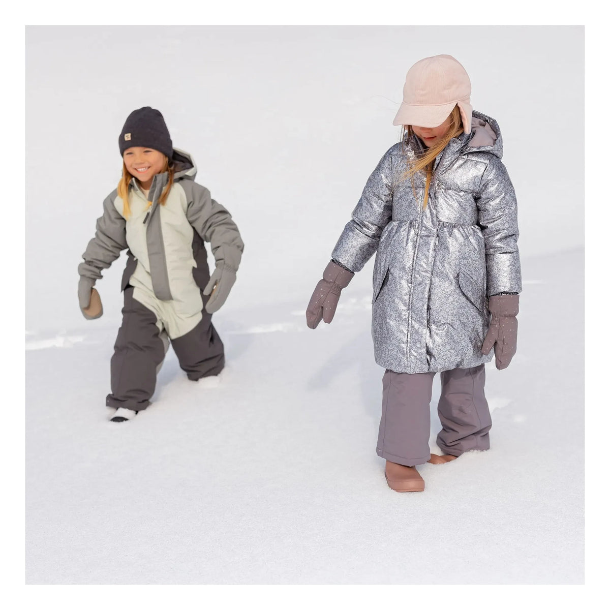 Wheat - Kallo Recycled Fiber Ski Suit | Gray