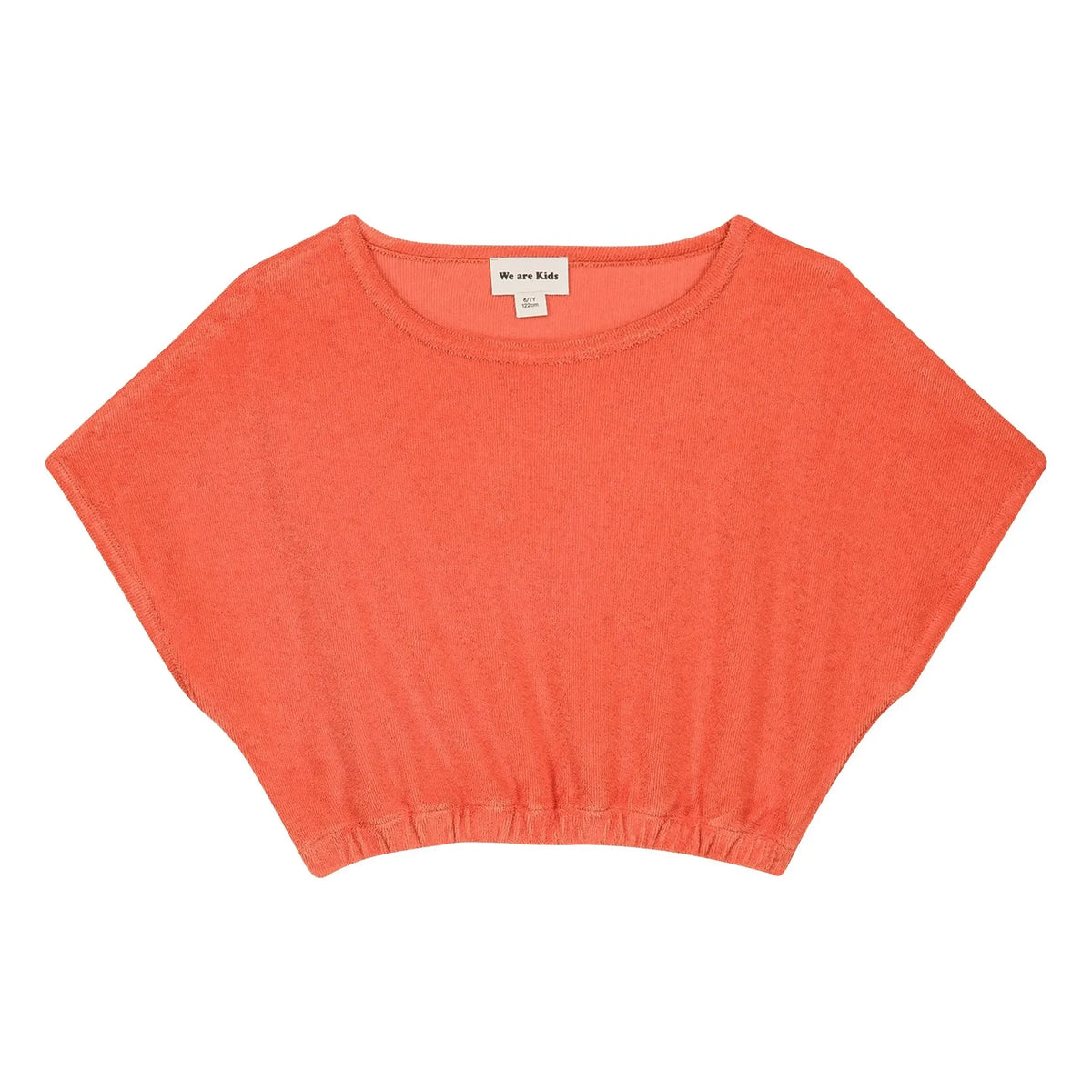 We Are Kids - Crop Bree Organic Cotton T-Shirt | Coral