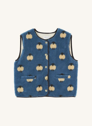Emile et Ida - Etincelle Moutons Jacket | Blue