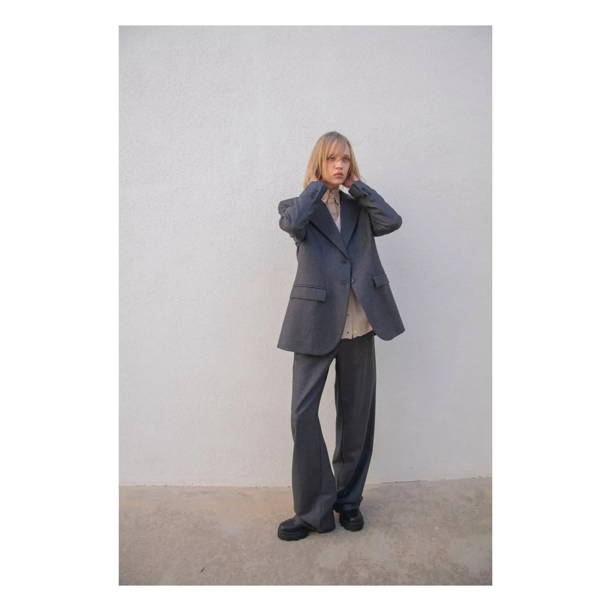 THEAVANT - Carlo's Wool Blazer | Grey