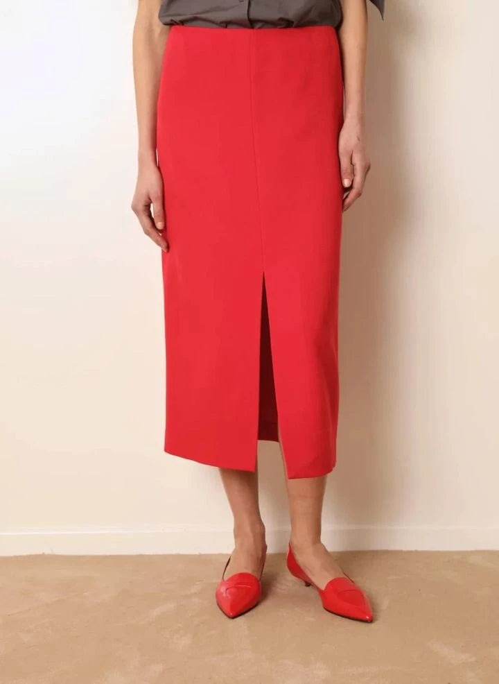 Laurence Bras - Caya Laine Skirt | Red