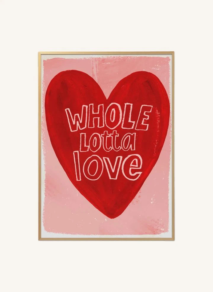 Studio Loco - "Whole Lotta Love" Poster | Pink