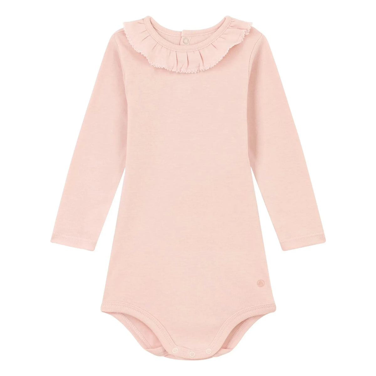 Petit Bateau - Body Collar Uni | Pink