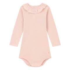 Petit Bateau - Body Collar Uni | Pink