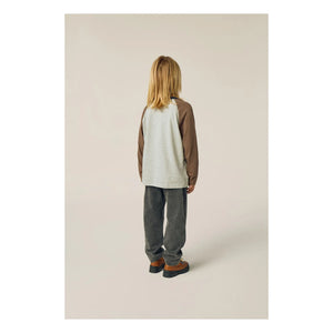 The Campamento - Color Blocked Snake T-Shirt | Grey Melange