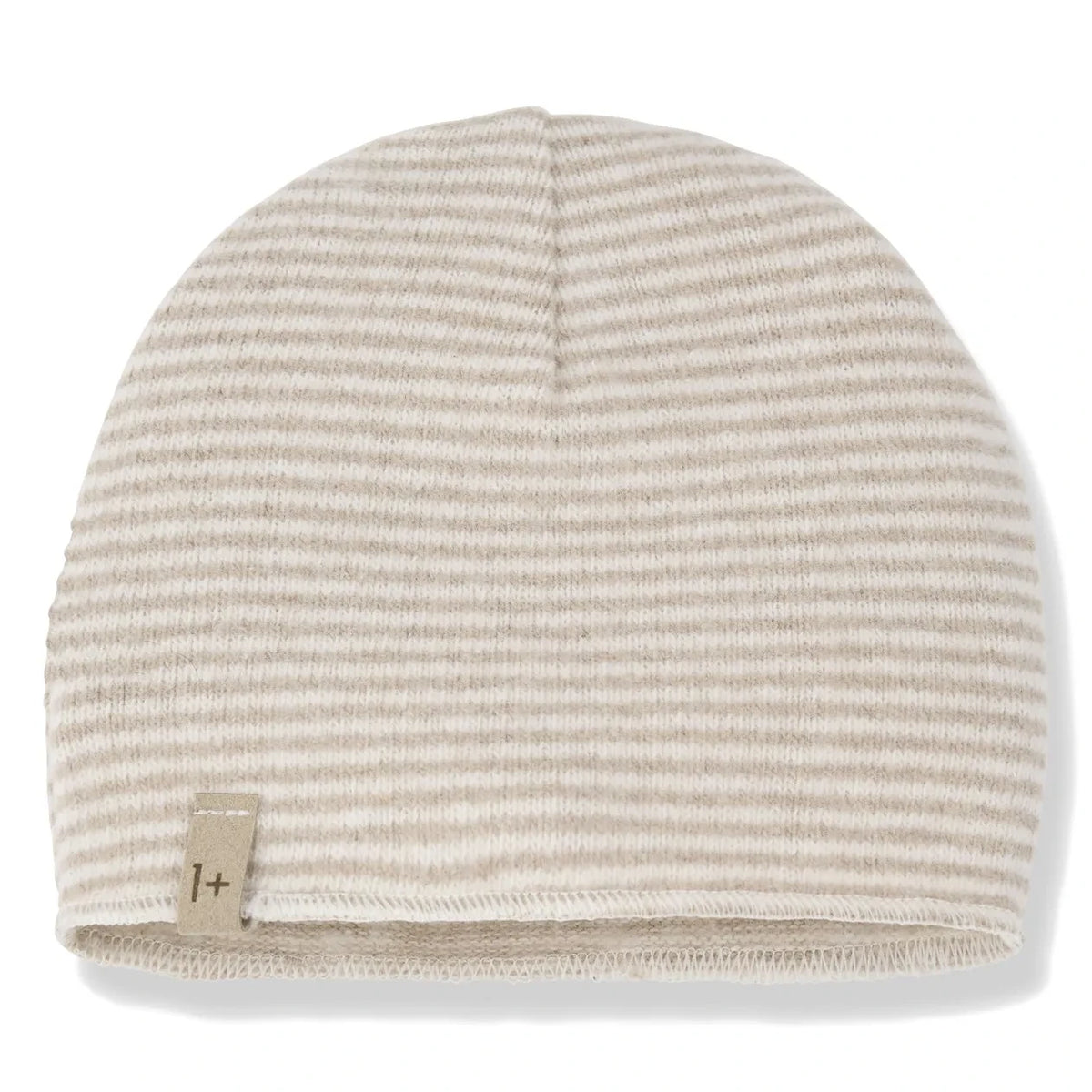 1+ in the family - Honore Striped Beanie | Beige