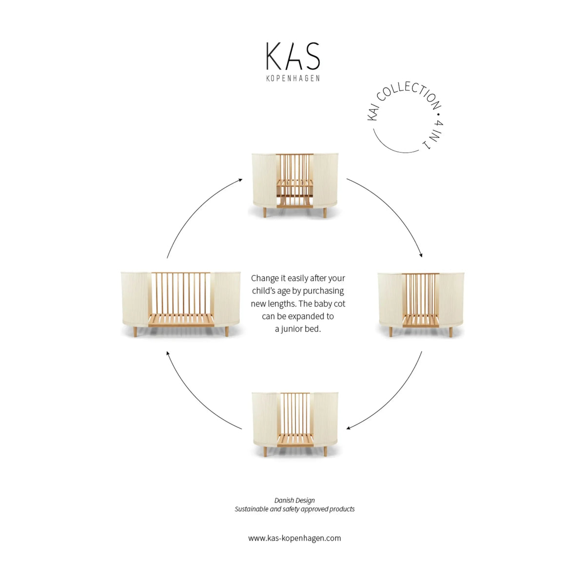 KAS Copenhagen - Kai Crib | Cream