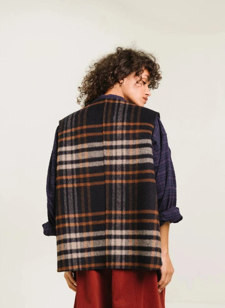 Sacrécoeur - Antonia Wool Cardigan | Mavi
