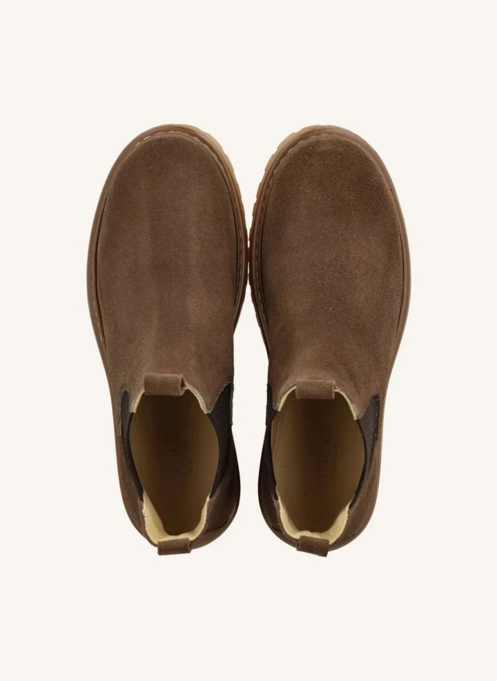 Angulus - Chelsea Tracksole Boots | Mocha