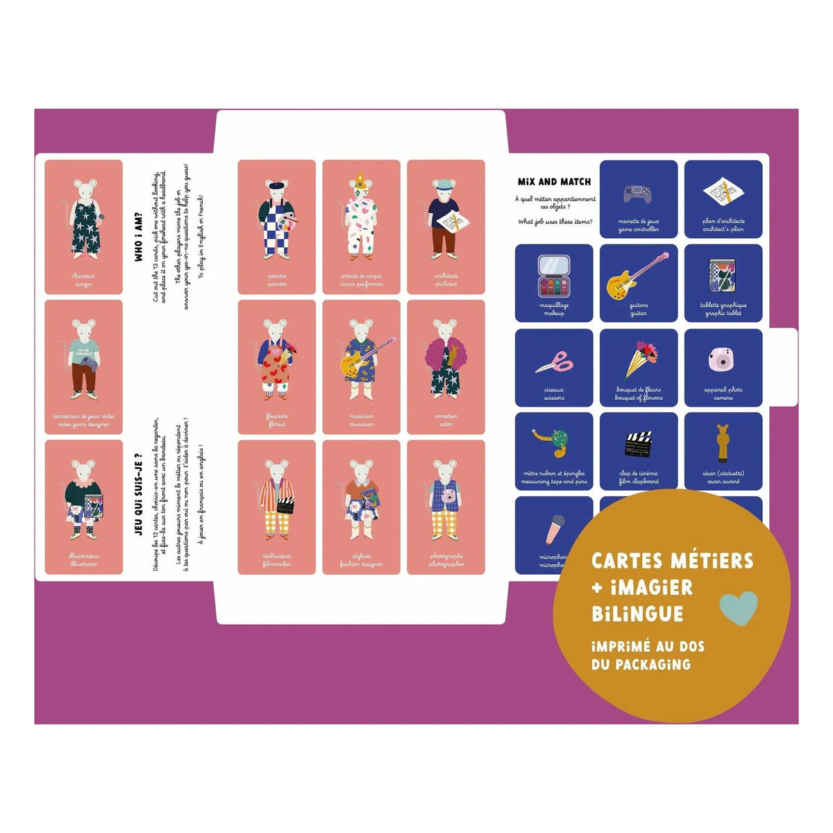 Ma Cabane à rêves - Les Métiers Créatifs Magnetic Playset