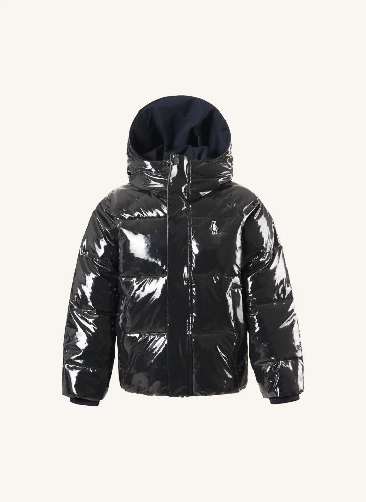 Gosoaky - Flashy Dragon Gradient Waterproof Puffer Jacket | Blue