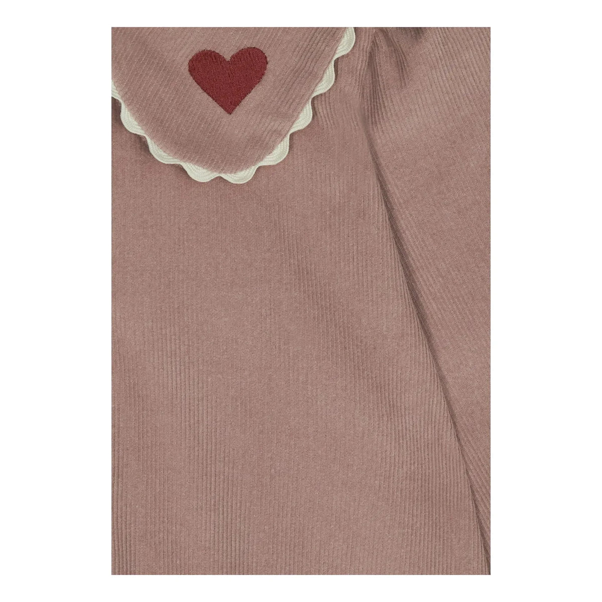 Mipounet - Géraldine Velvet Heart Blouse | Pale Pink