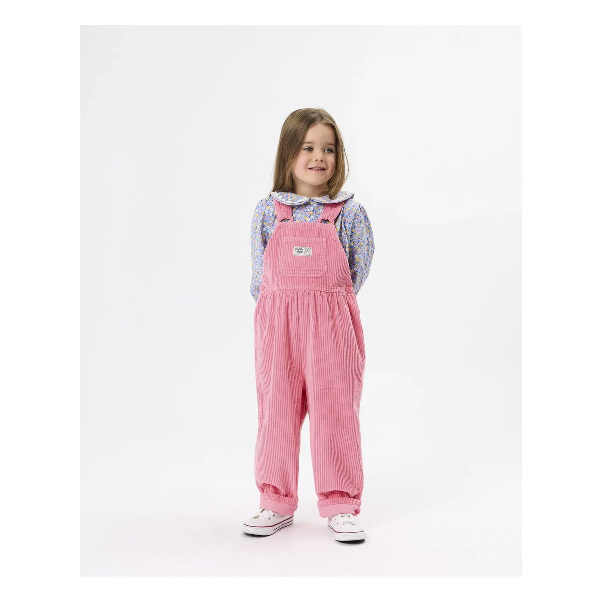 Goldie + Ace - Velvet Overall | Pink