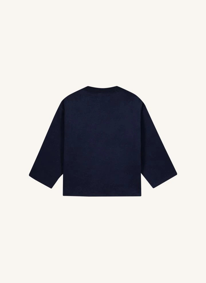 Bonton - Laurel Sea Sweatshirt | Navy