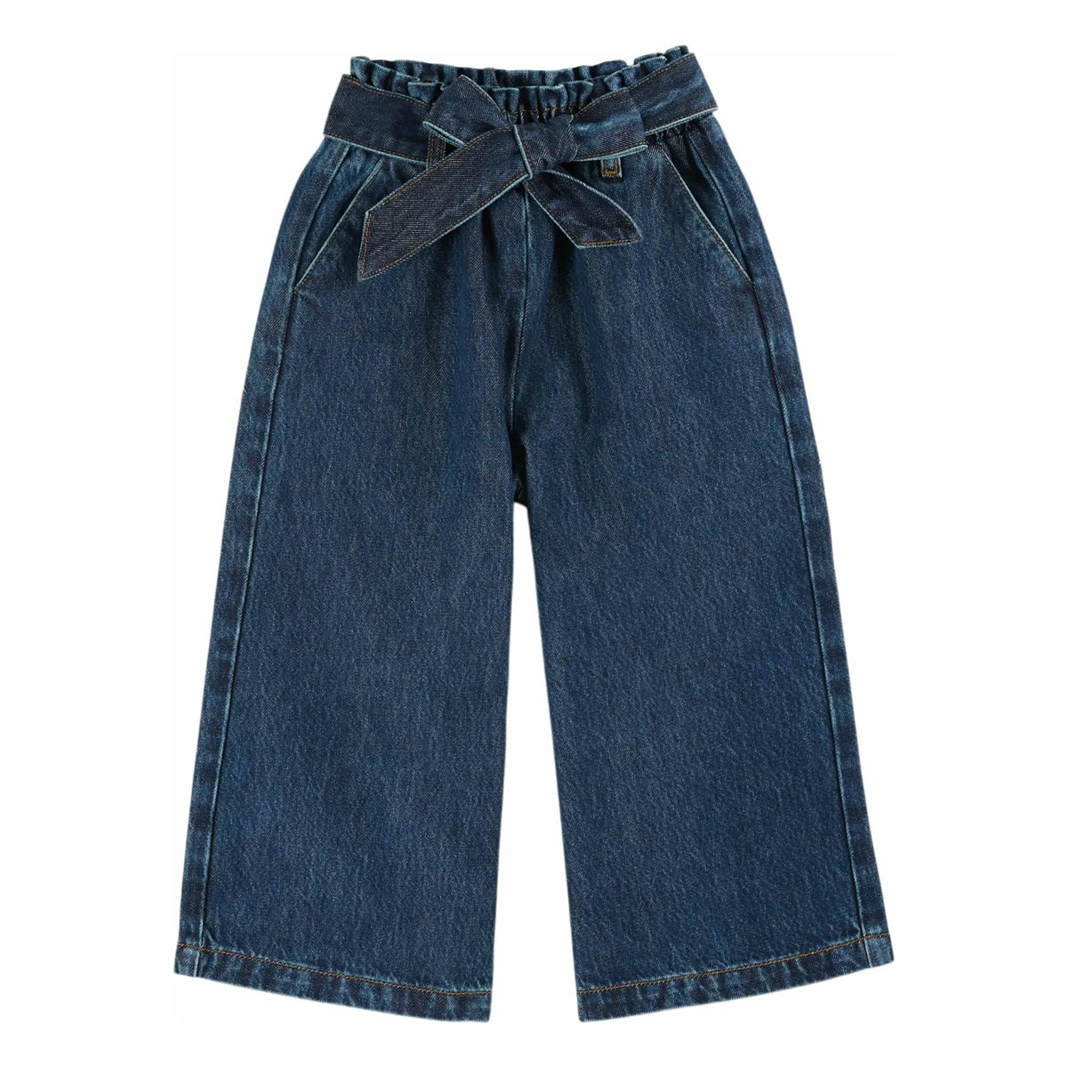 Emile et Ida - Wide Belted Jeans | Blue