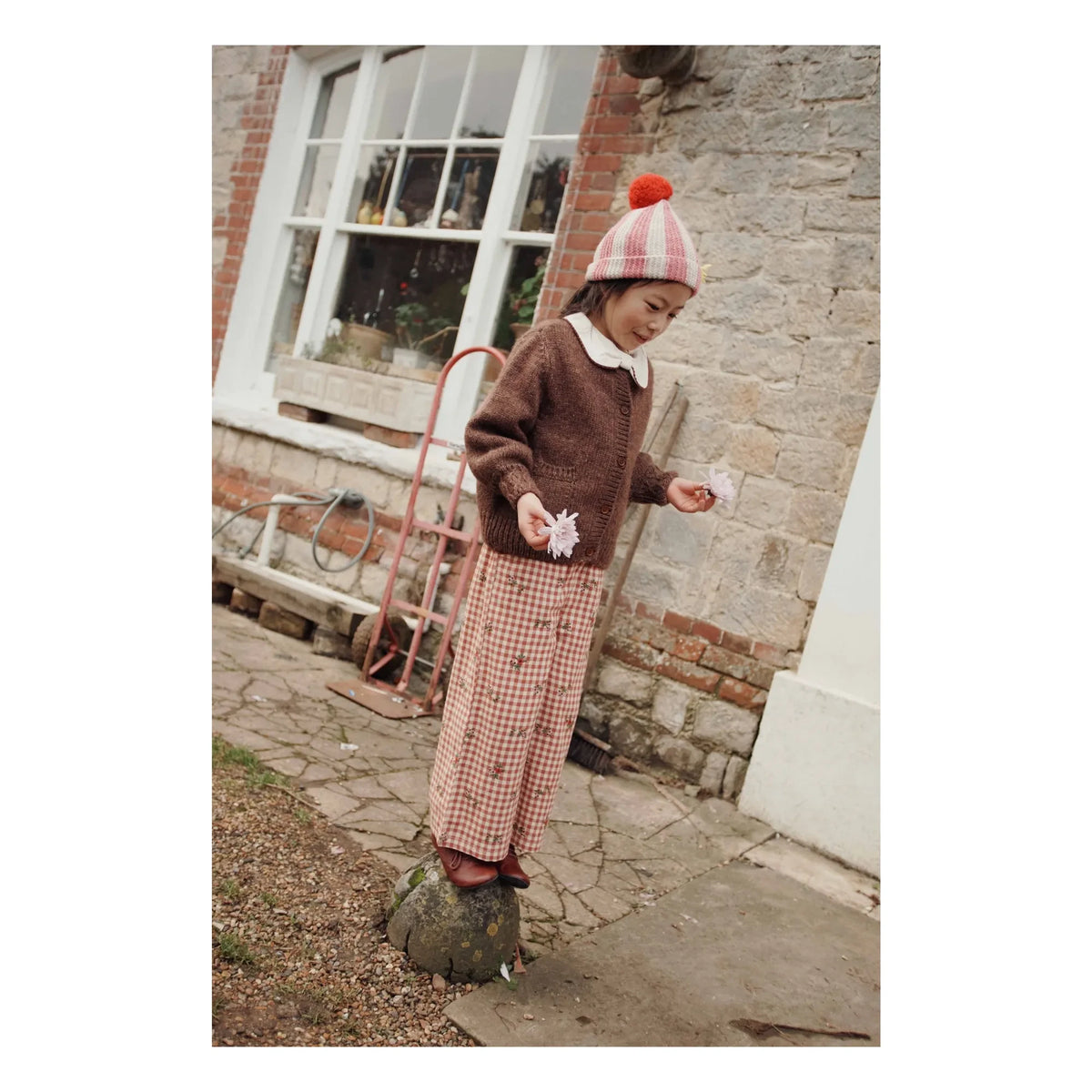 Emile et Ida - Red gingham pants