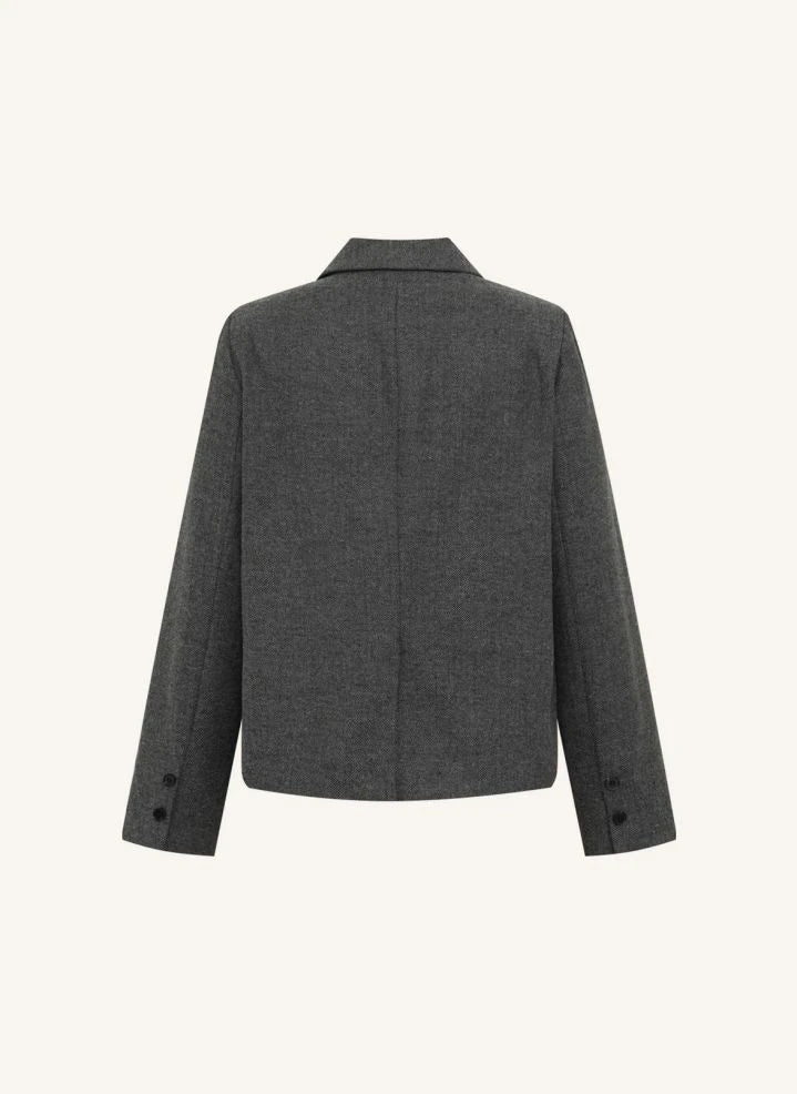 Lollys Laundry - Antonella Wool Blazer | Grey