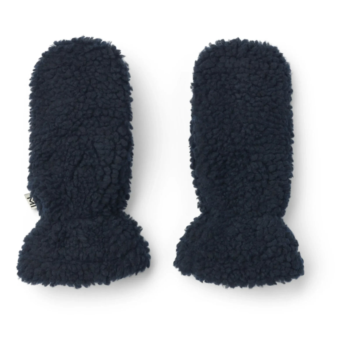 Liewood - Grethe Faux Fur-Look Recycled Material Gloves | Navy Blue