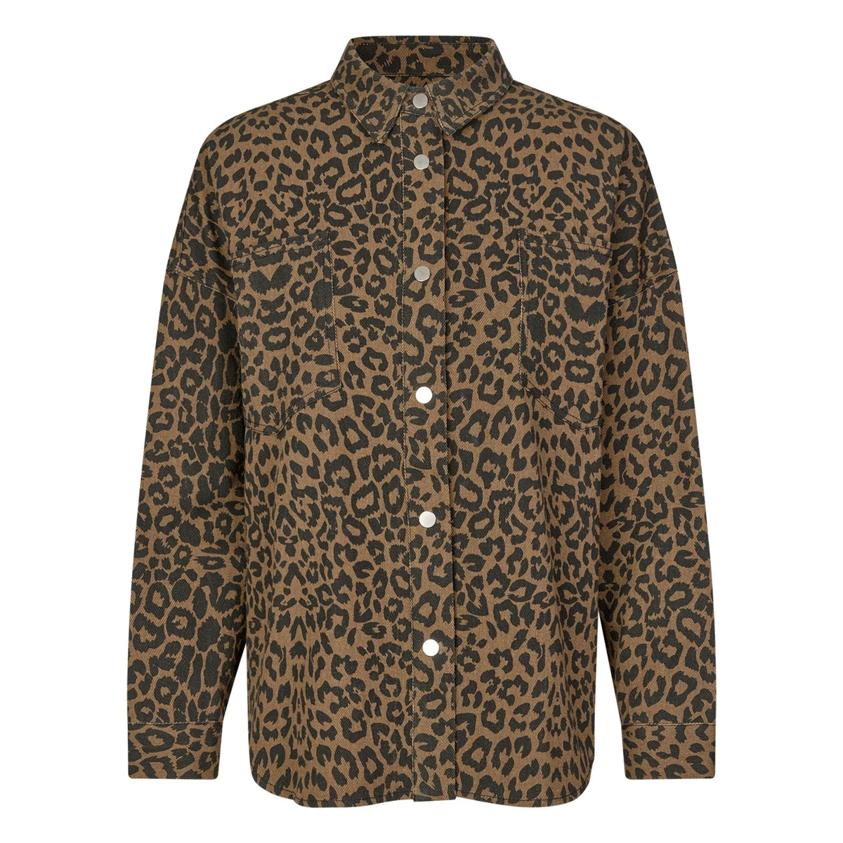 Lollys Laundry - Veida Leopard Overshirt | Brown