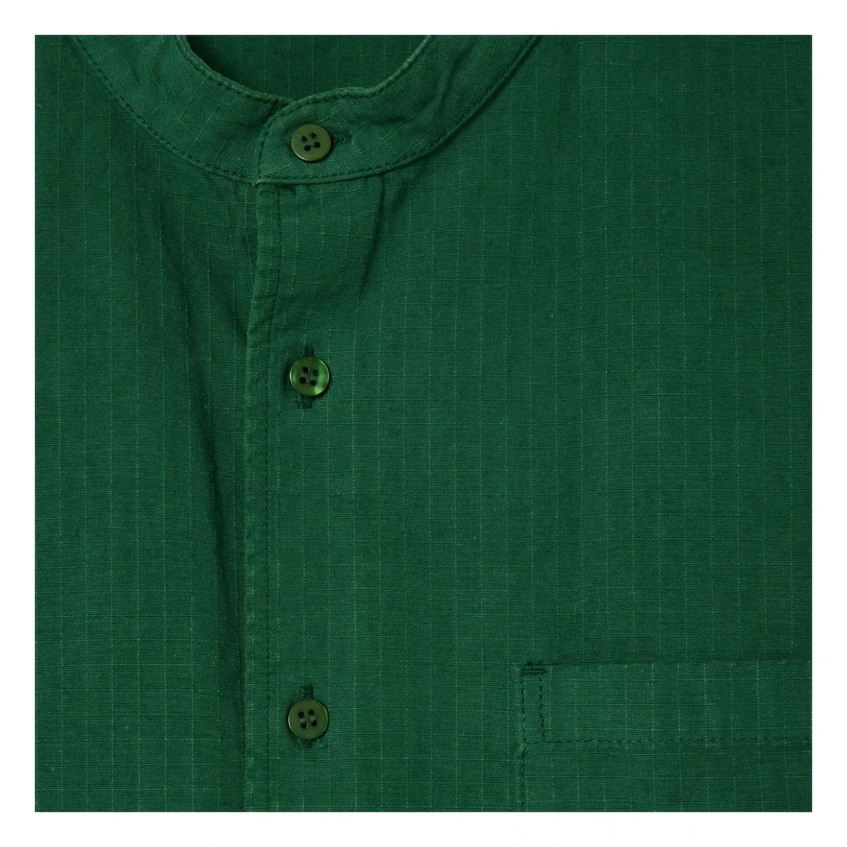 American Vintage - Rygybay Organic Cotton Shirt | Chrome Green