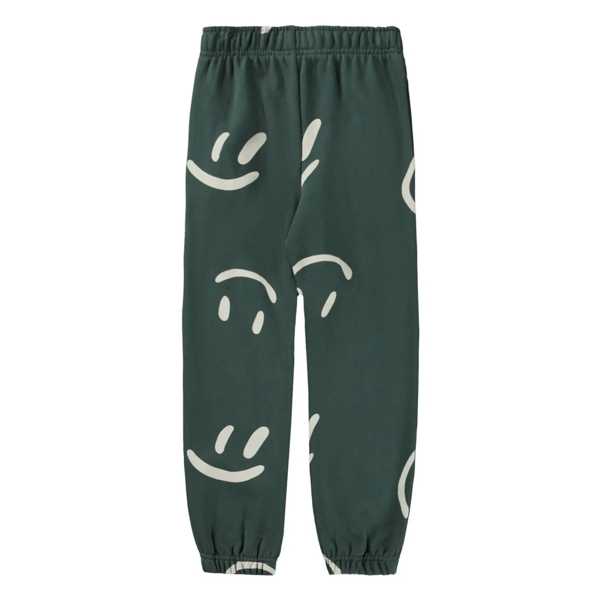 Molo - Adan Smileys organic cotton jogger | Chrome green