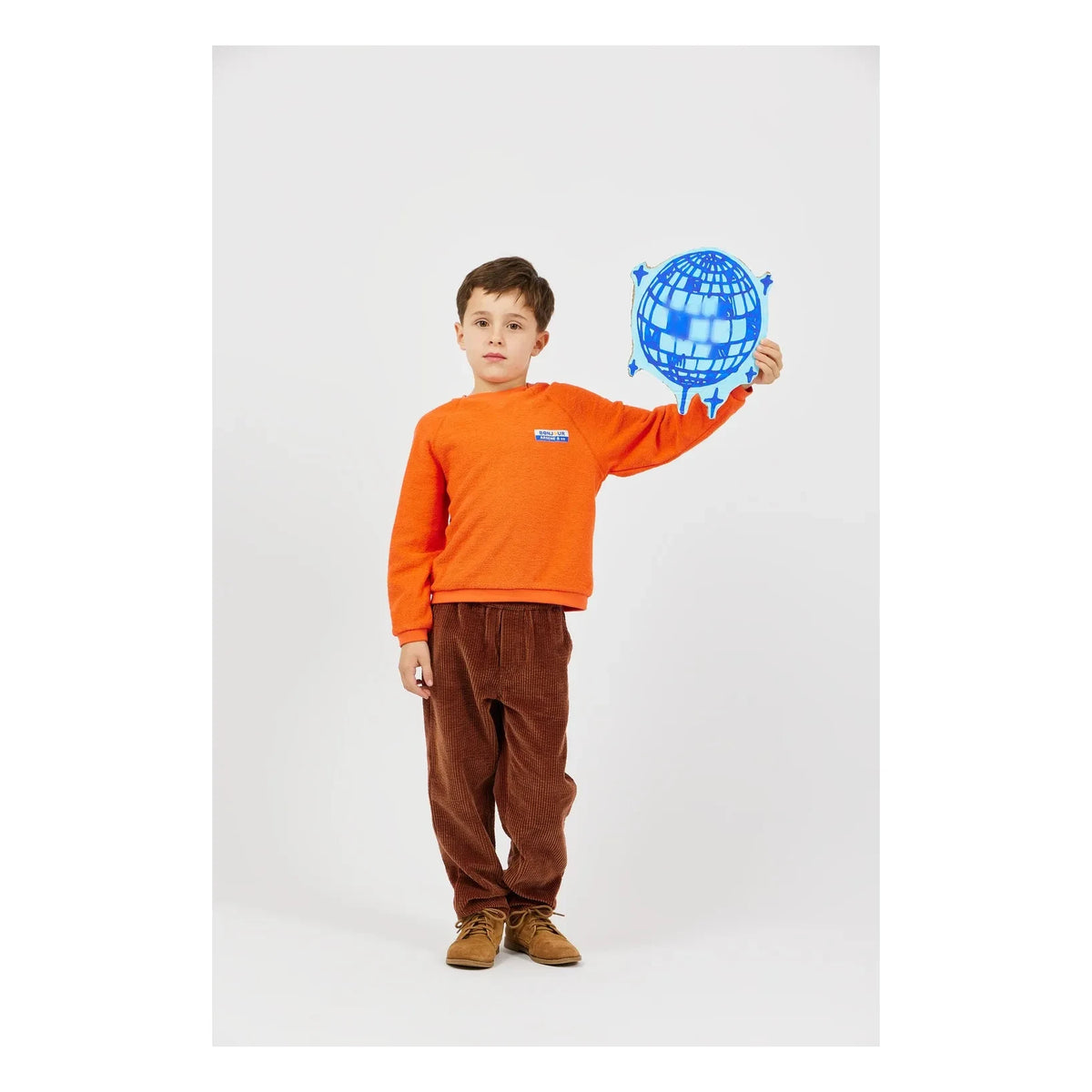 Arsène et Les Pipelettes - Terry Cloth Sweatshirt | Orange