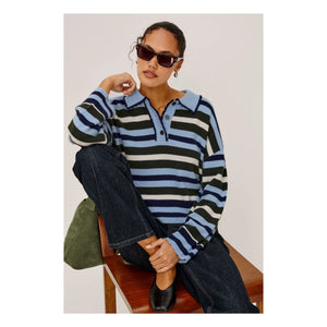 Rails - Striped Polo Delora | Blue