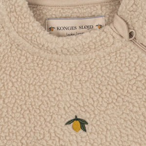 Konges Sløjd - Safa Recycled Fiber Sherpa Romper | Beige