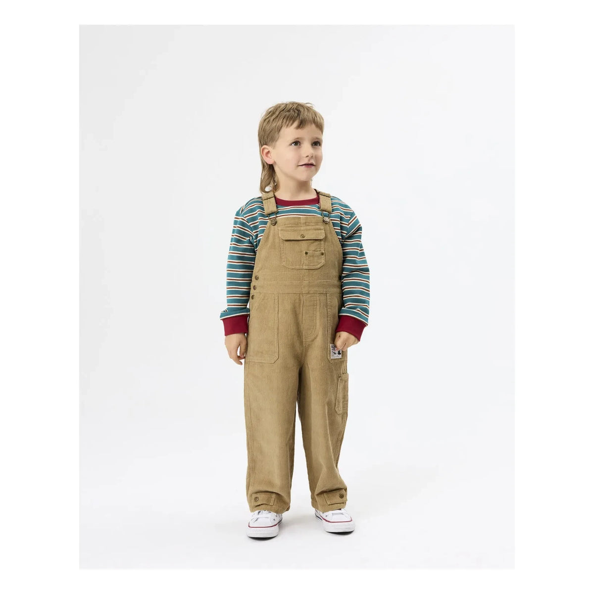Goldie + Ace - Blake Ribbed Velvet Jumpsuit | Camel