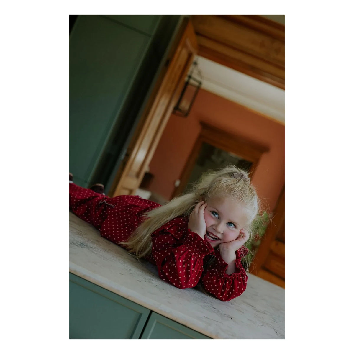 Fliink - Dolly Polka Dot Blouse | Red