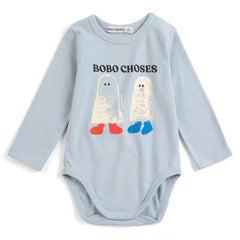 Bobo Choses - Organic cotton ghost bodysuit | Light blue