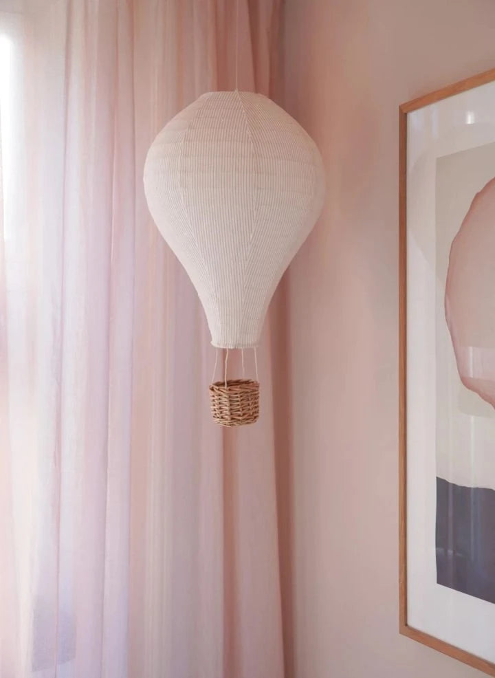 Cam Cam - Classic Striped Hot Air Balloon Lampshade | Pink