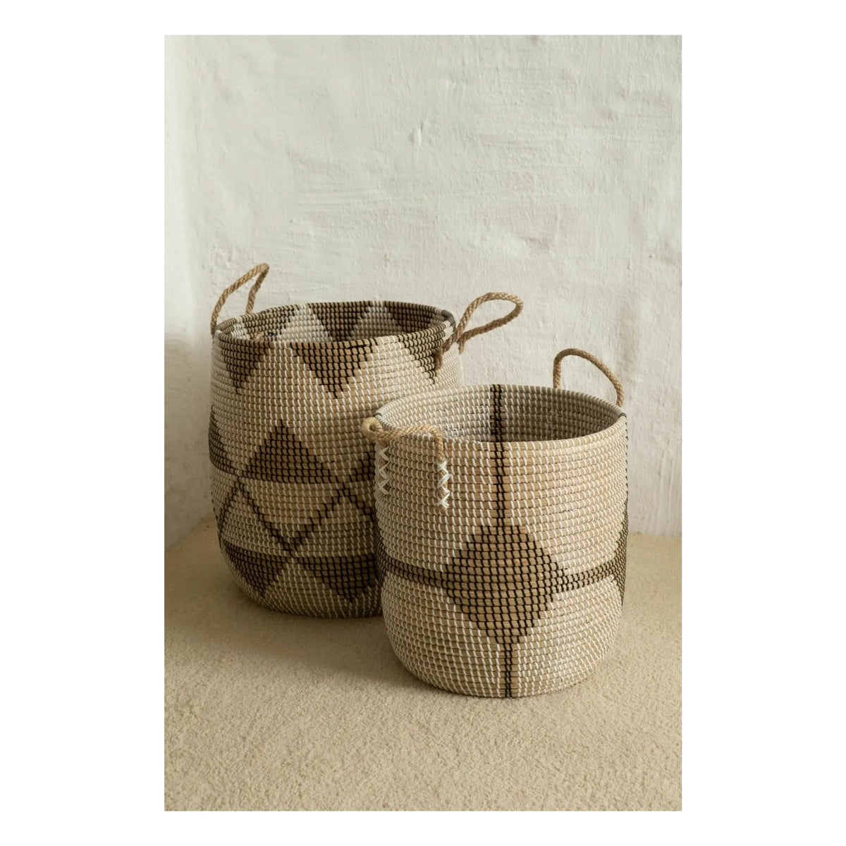 Quax - Storage Baskets - Set of 2 | Beige