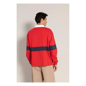 Smallable Man - Fausto Organic Cotton Polo T-shirt | Dark red