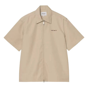 Carhartt WIP - S/S Postal Zip Shirt | Beige
