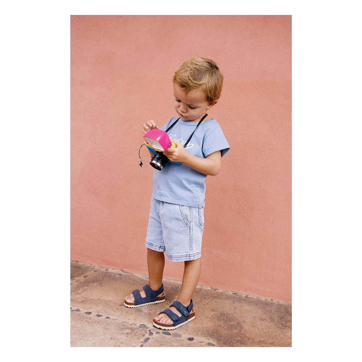 Bonton - Short Lyon Chambray | Denim Blue