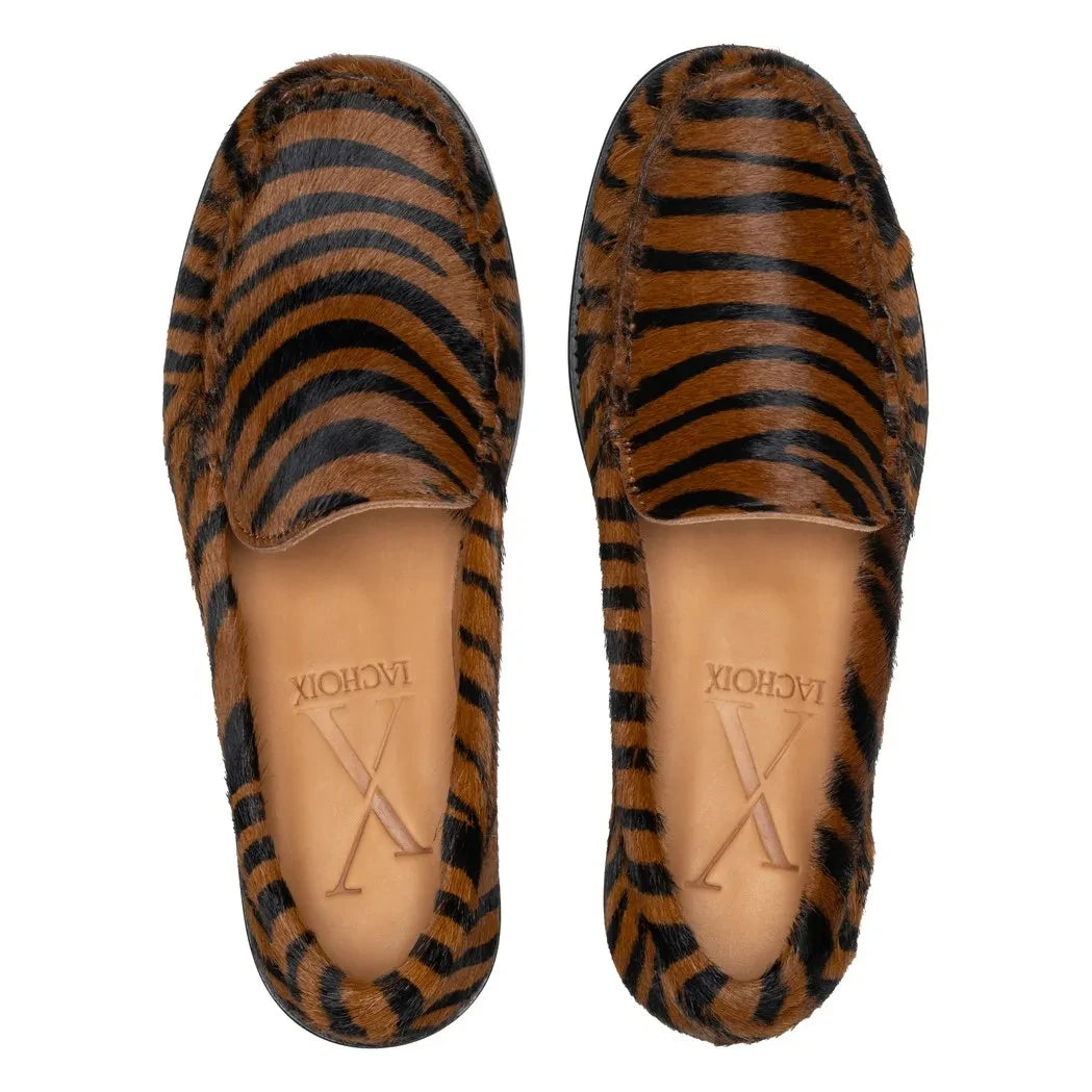 Lachoix - Zebra Loafer | Brown