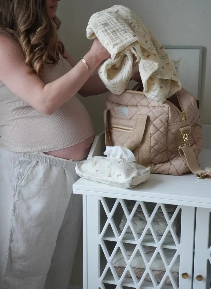 Cam Cam - Woodland Muslin Blanket | Ecru