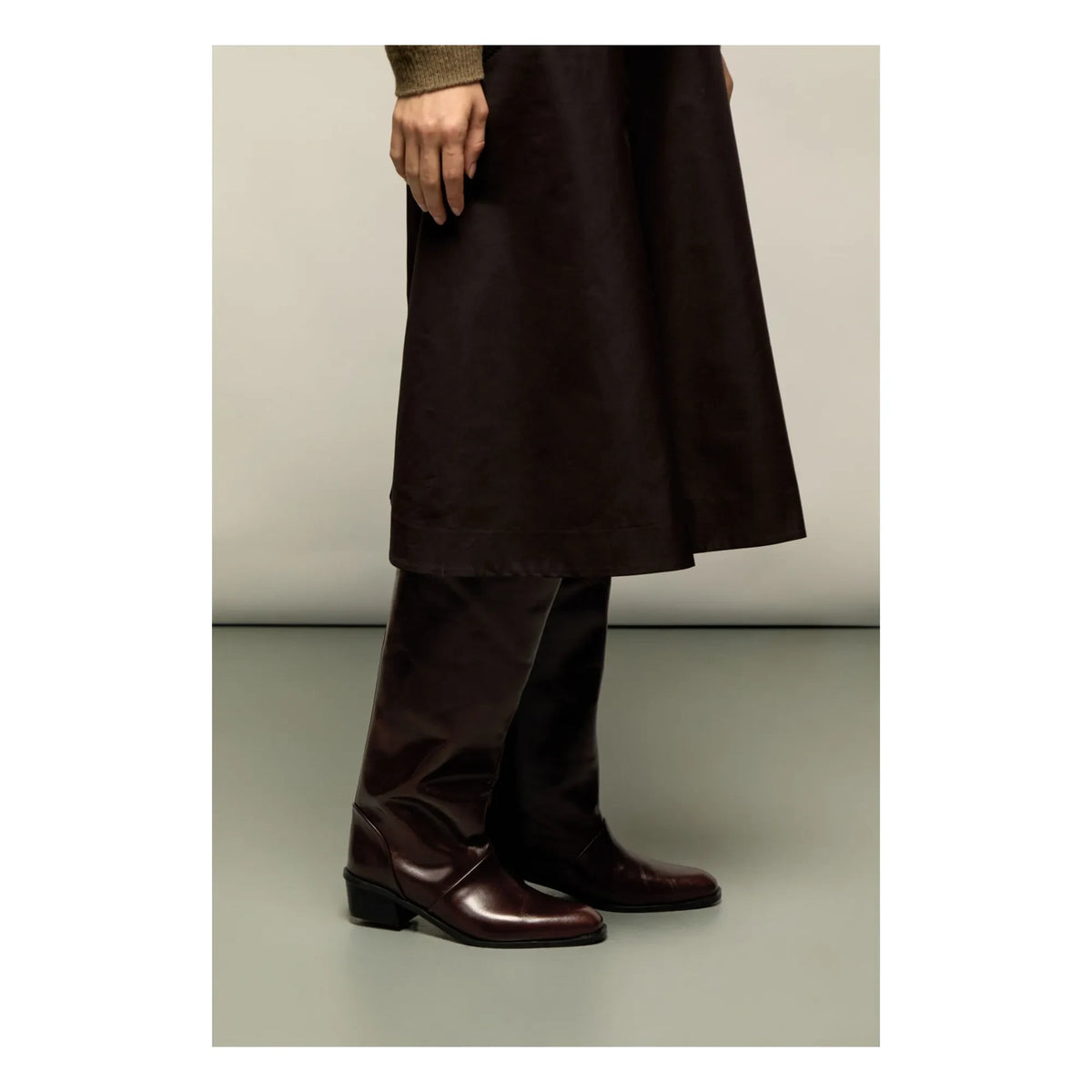 Augusta - Sarah Leather Boots | Chocolate