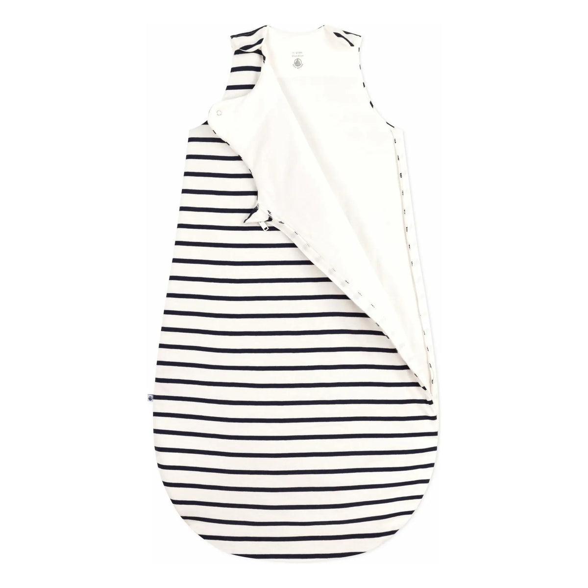 Petit Bateau - Je T'aime Cotton Filled Sleeping Bag | White